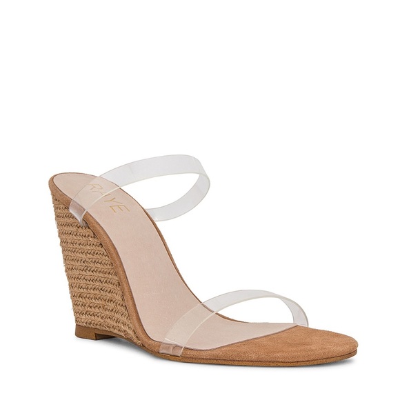 RAYE Tidal Tan Wedge Sandals - Picture 2 of 10
